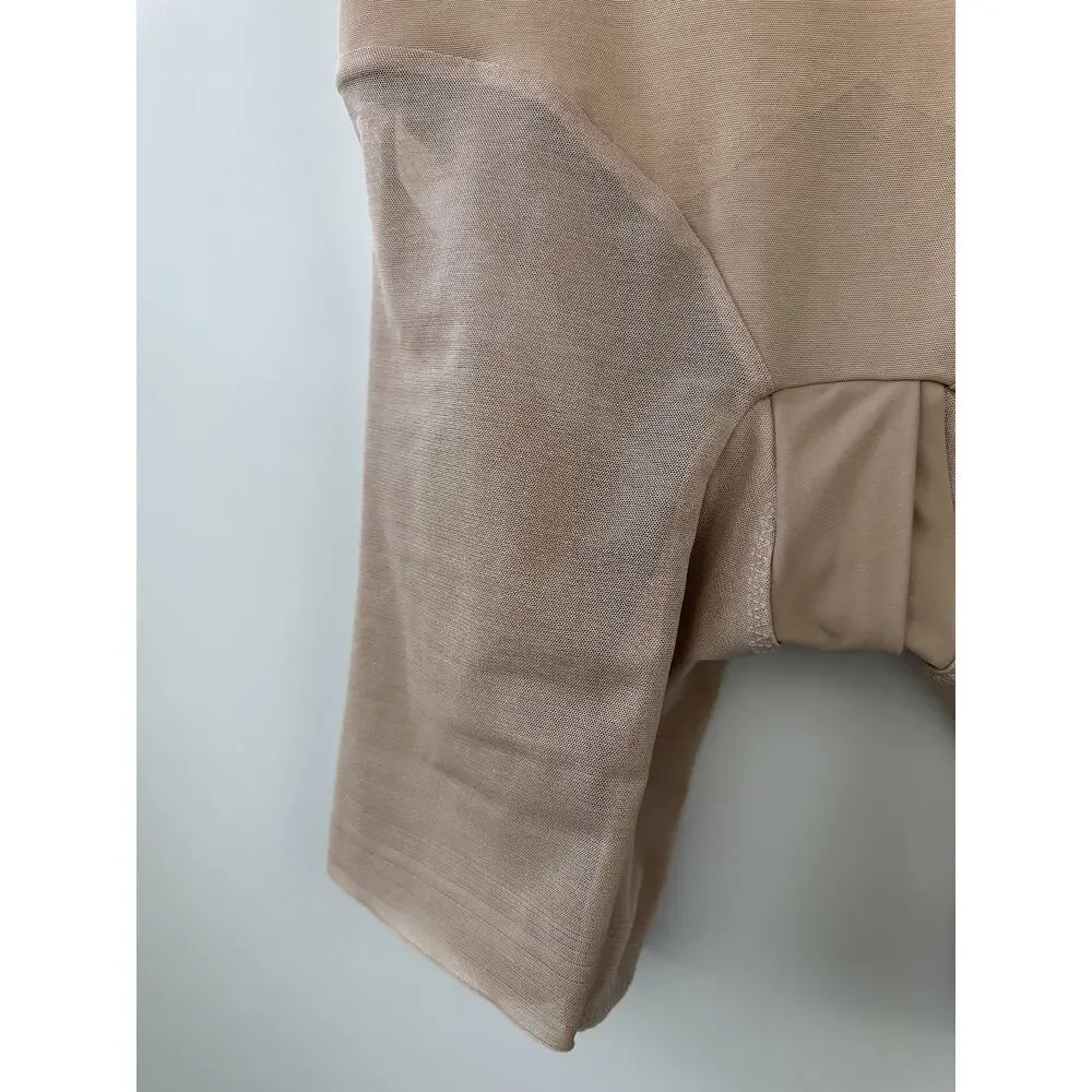 Honeylove SuperPower Shorts Shaper Shapewear Sand Beige Sculpt Women's Medium - Picture 5 of 15